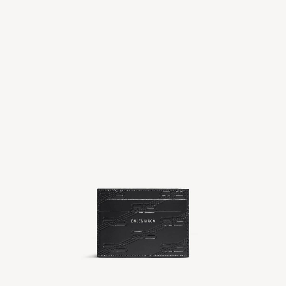 embossed monogram card case box — 717763210JS1000