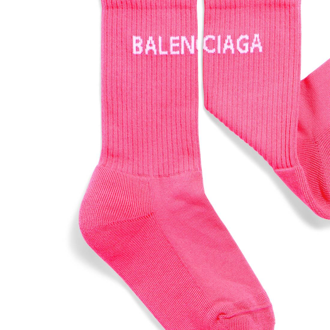 Situation vandrerhjemmet gavnlig Women's Balenciaga Tennis Socks in Bright Pink | Balenciaga US