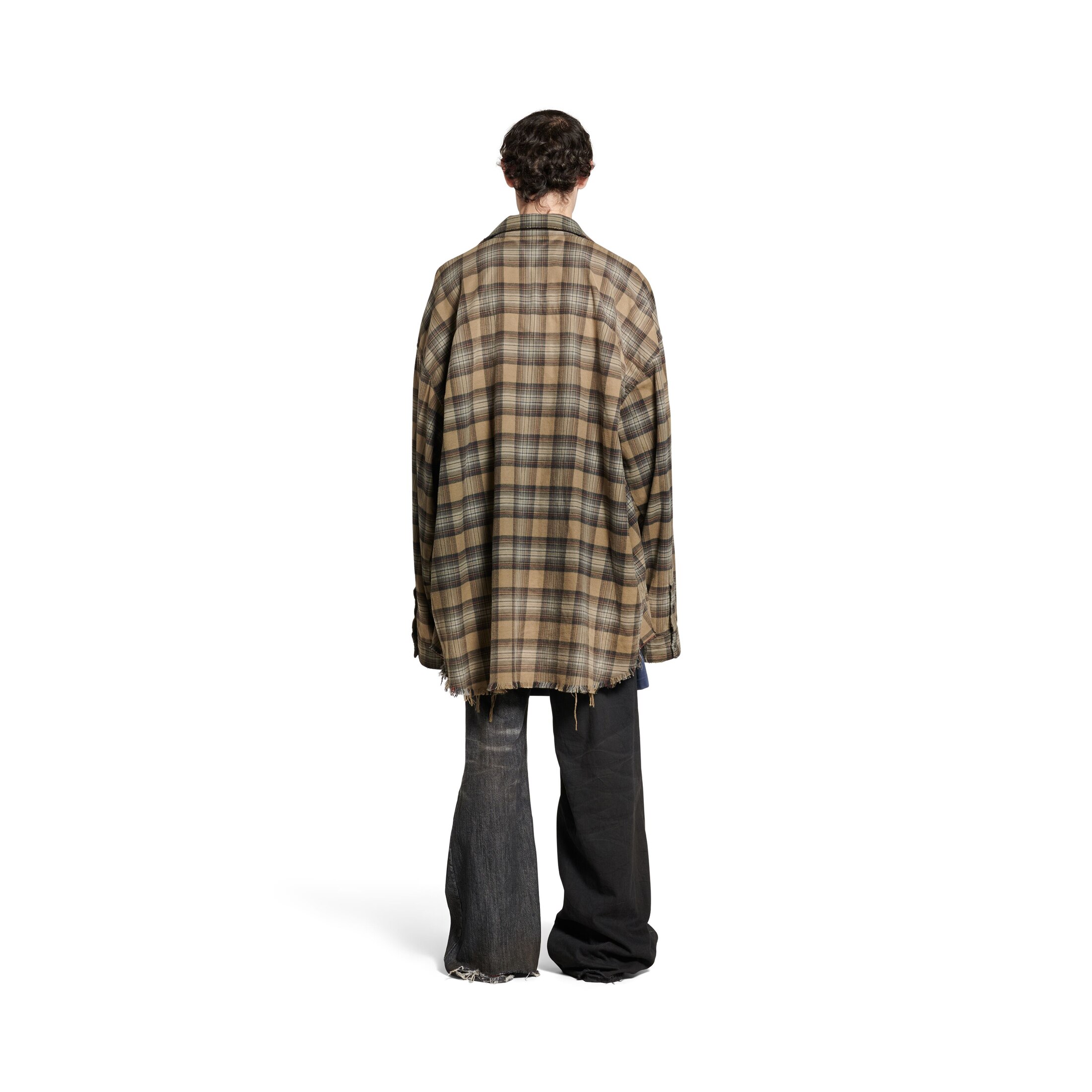 paris liberty layered shirt oversized