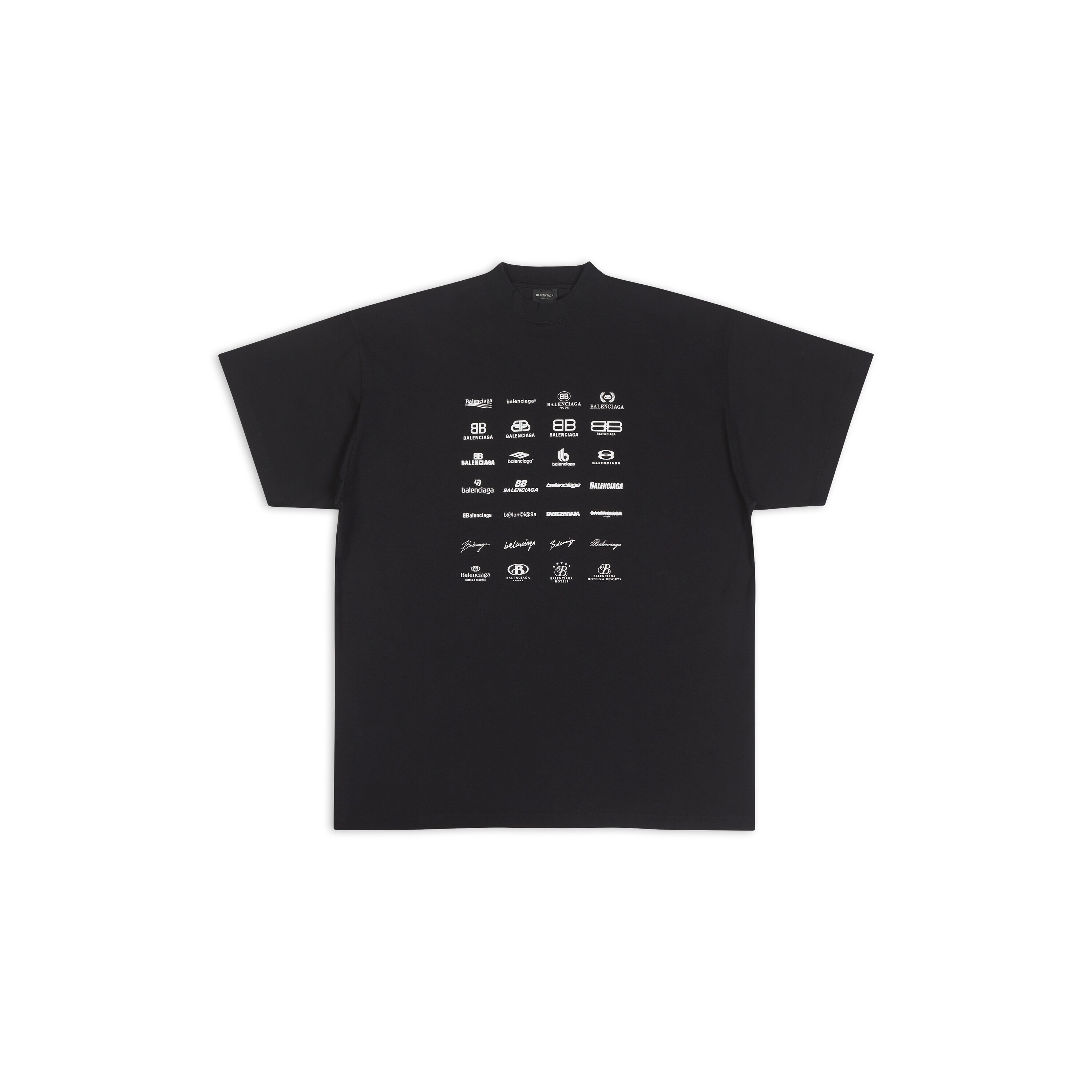 archives logos t-shirt oversized