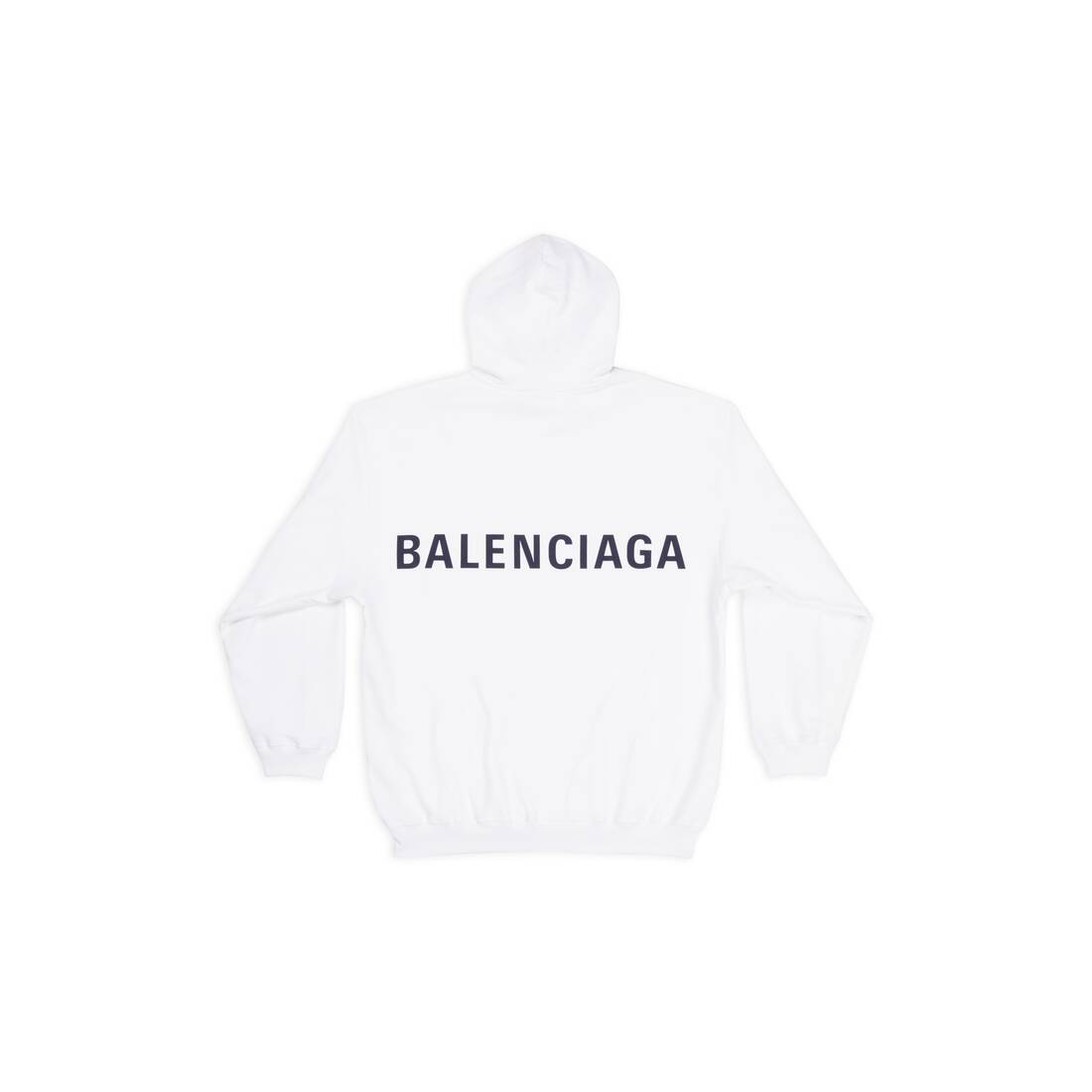 Balenciaga Mens New Copyright Medium Fit Hoodie White  SS21 Mens  GB