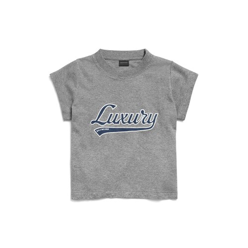 luxury script shrunk t-shirt