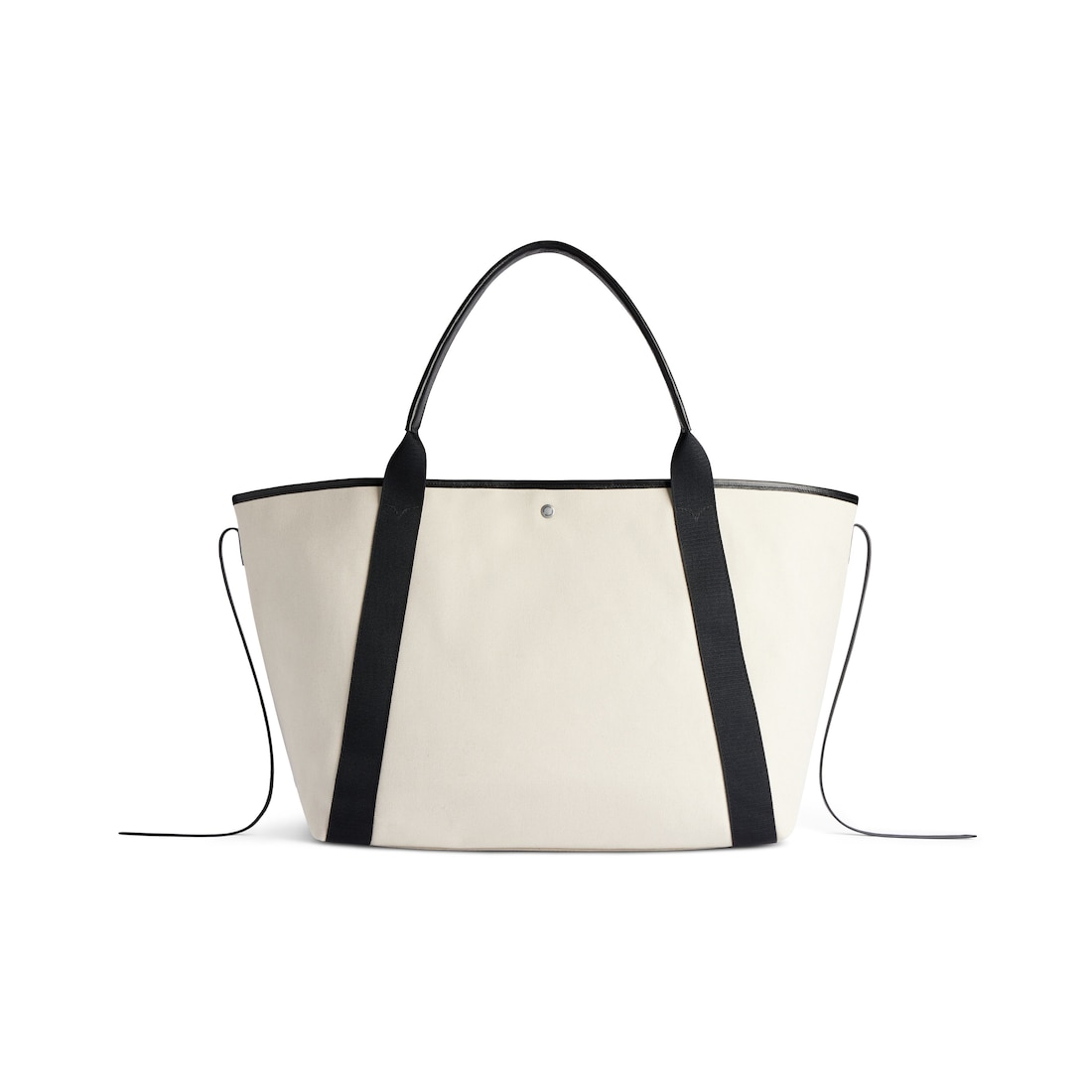 Women's Biarritz Large Tote Bag in Beige/black | Balenciaga US