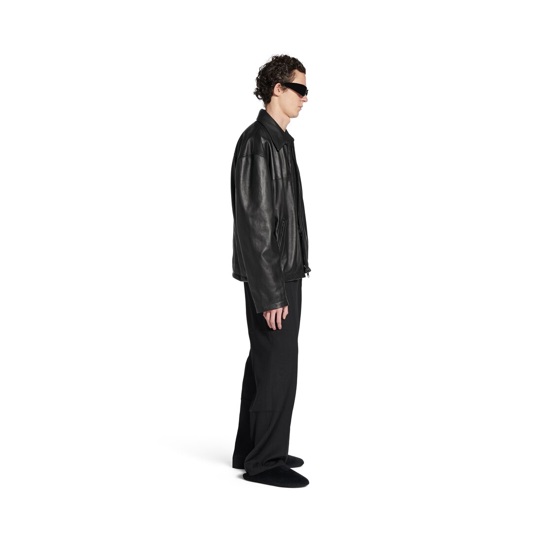【税関/送料込】BALENCIAGA ★ 「ナノBB」パーカー 関税・送料込 BALENCIAGA Black cotton oversize パーカー