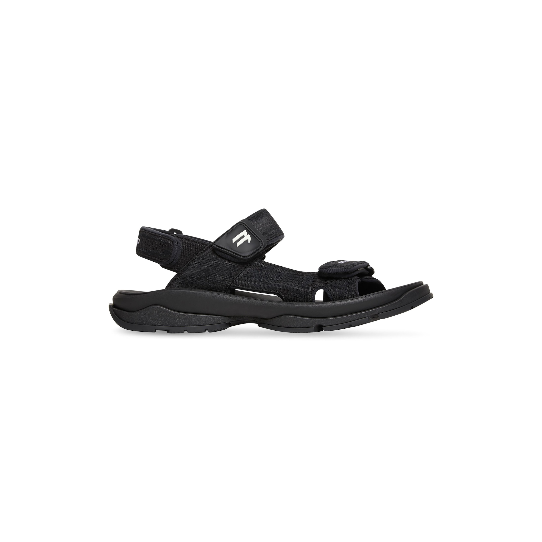 Balenciaga Tourist Sandal - Black - Men's - 10 - Polyester
