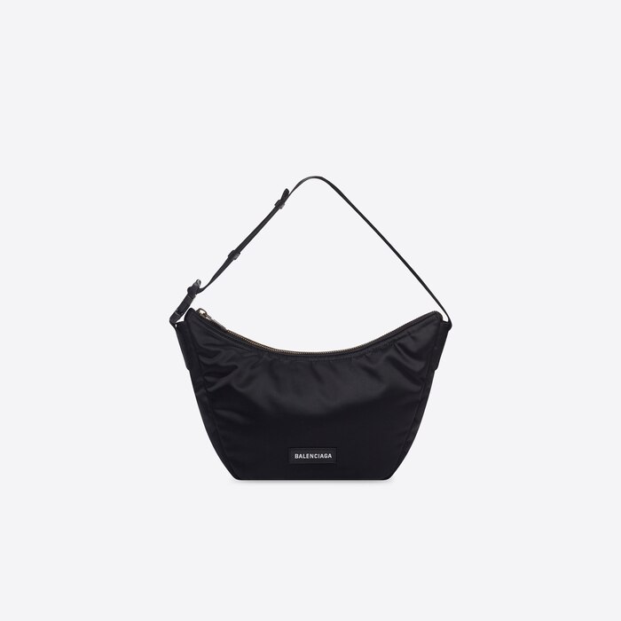 Men's Oversized Sling Bag in Black | Balenciaga GB