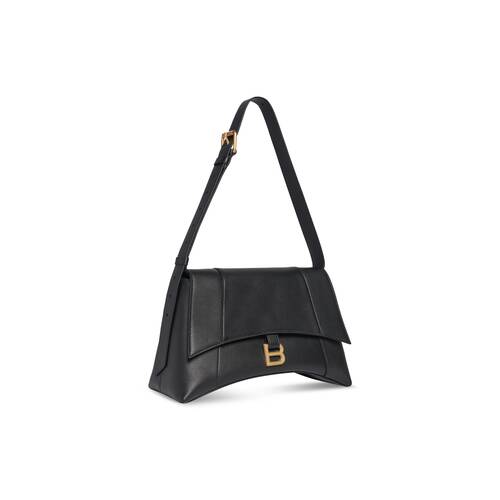 Women's Downtown Medium Shoulder Bag in Black | Balenciaga US