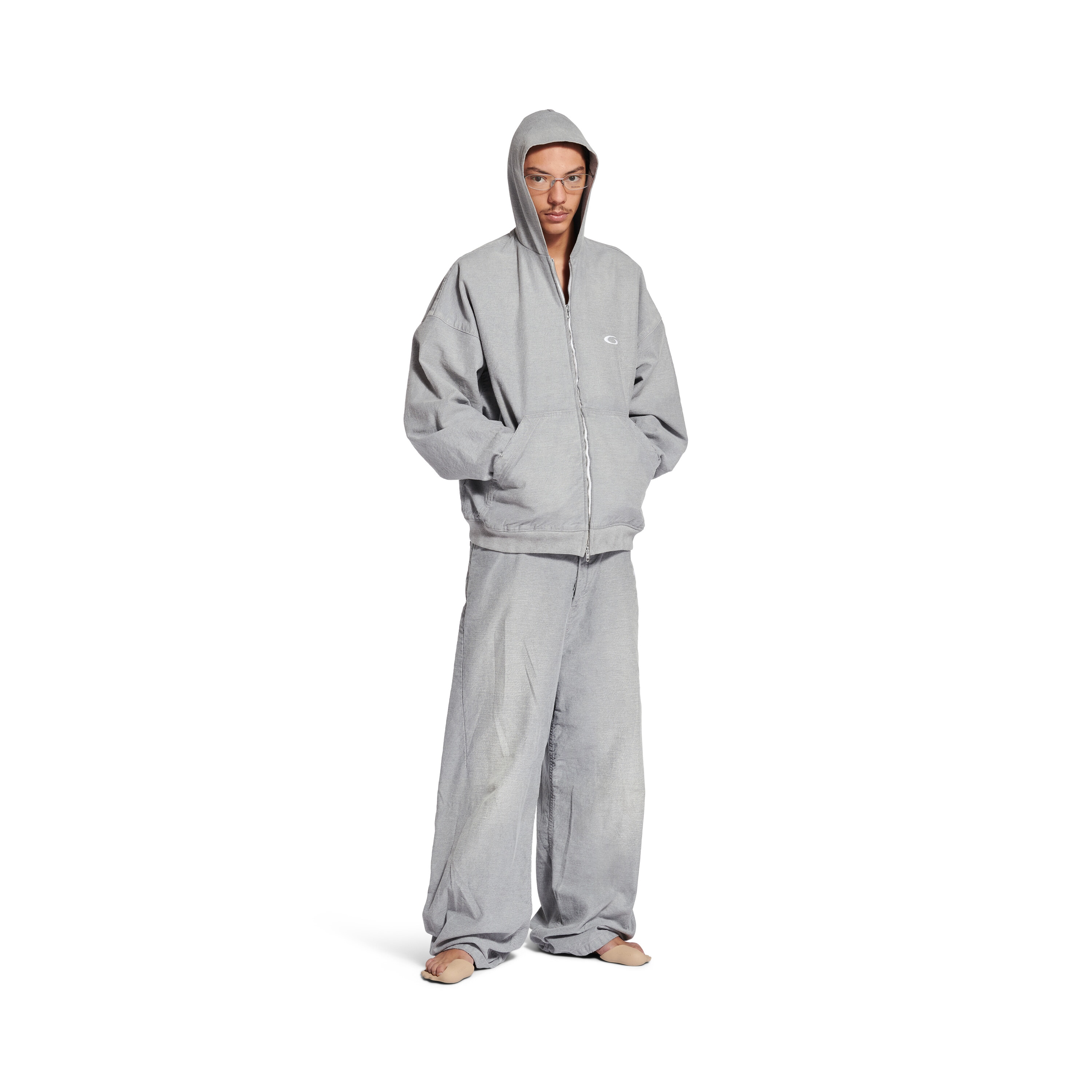 【関税&送料込】Balenciaga Trompe-L Oeil Layered Hoodie In A Balenciaga Layered Hoodie Black Men's - US