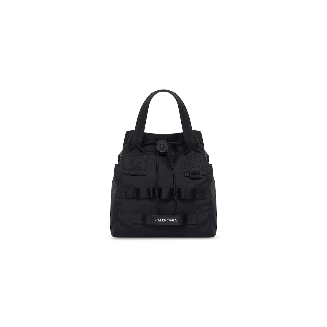 Men's Army Small Tote Bag in Black