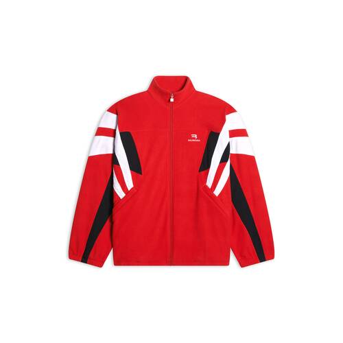 red tracksuit jacket