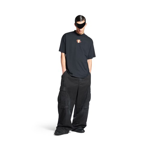 taped balenciaga back t-shirt medium fit
