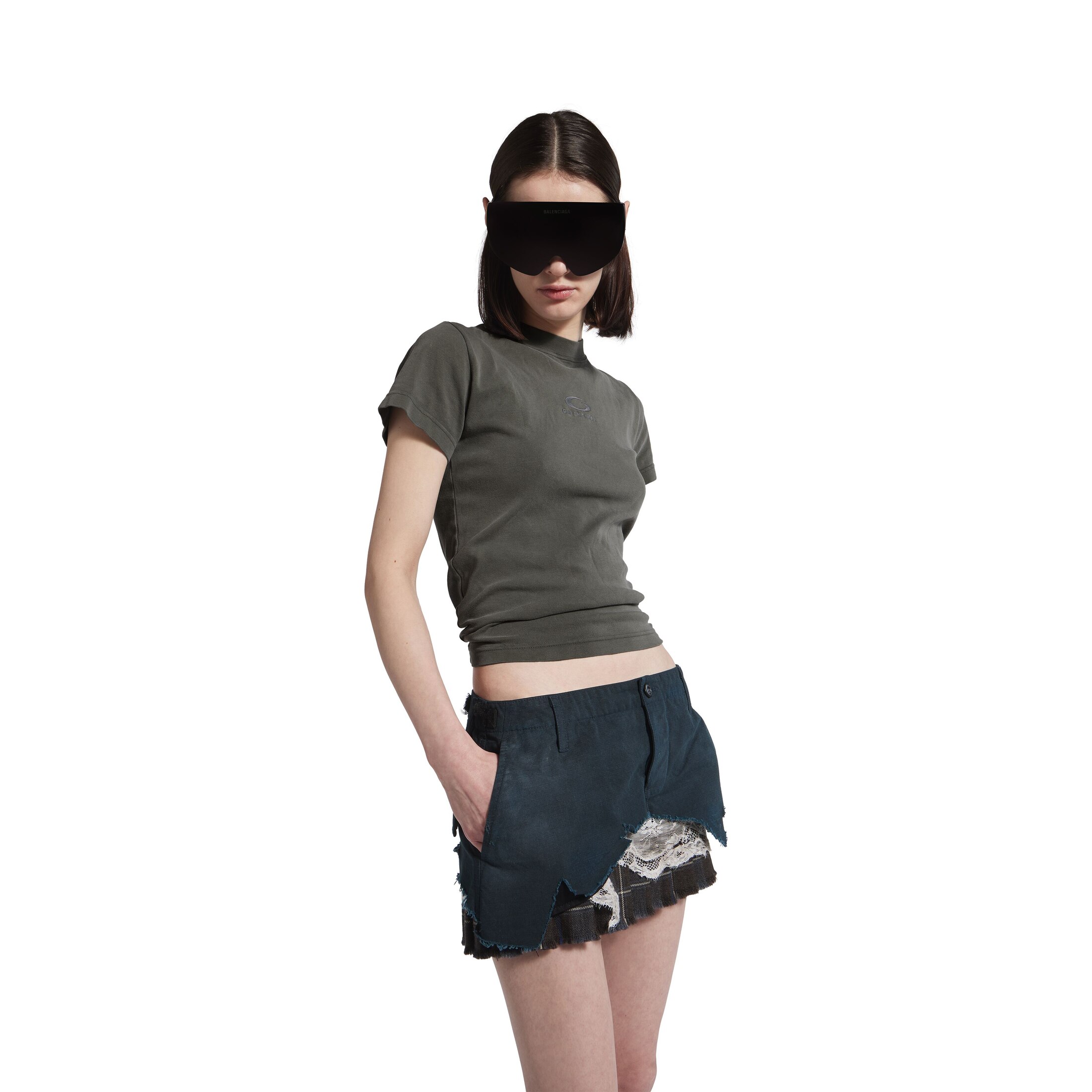 loop sports icon fitted t-shirt