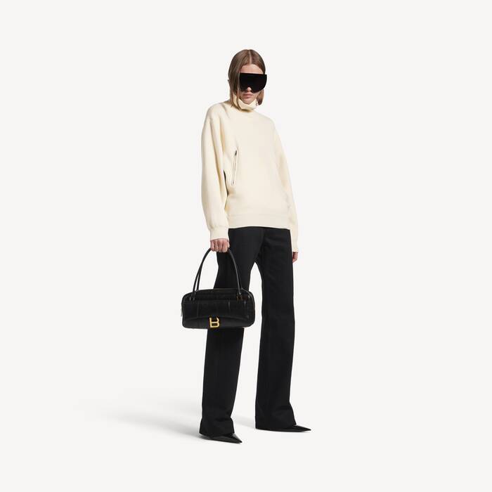 back-to-front high neck sweater