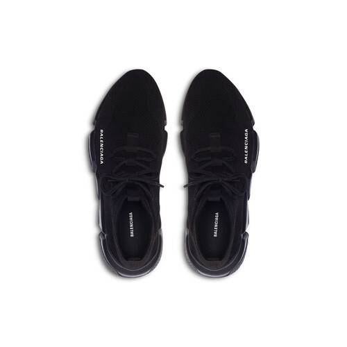 speed lace-up recycled knit sneaker