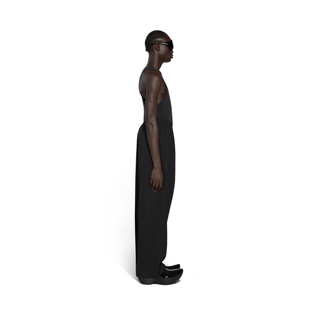 Elastic Waist Pants in Black | Balenciaga CA