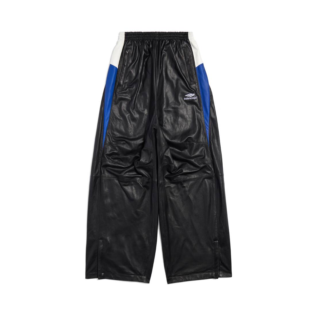 BALENCIAGA Distressed embroidered cottonjersey track pants  NETAPORTER