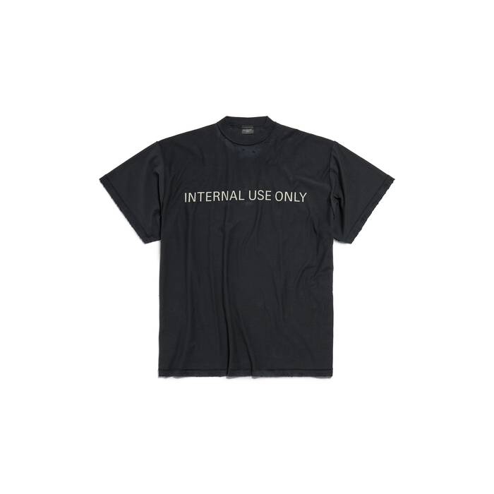 internal use only inside-out t-shirt oversized