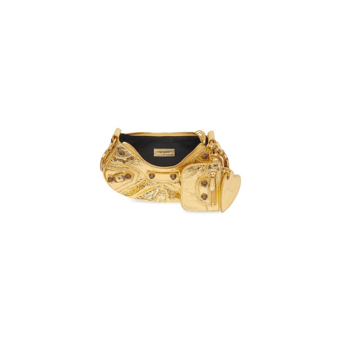 Women's Le Cagole Xs Shoulder Bag in Gold | Balenciaga US