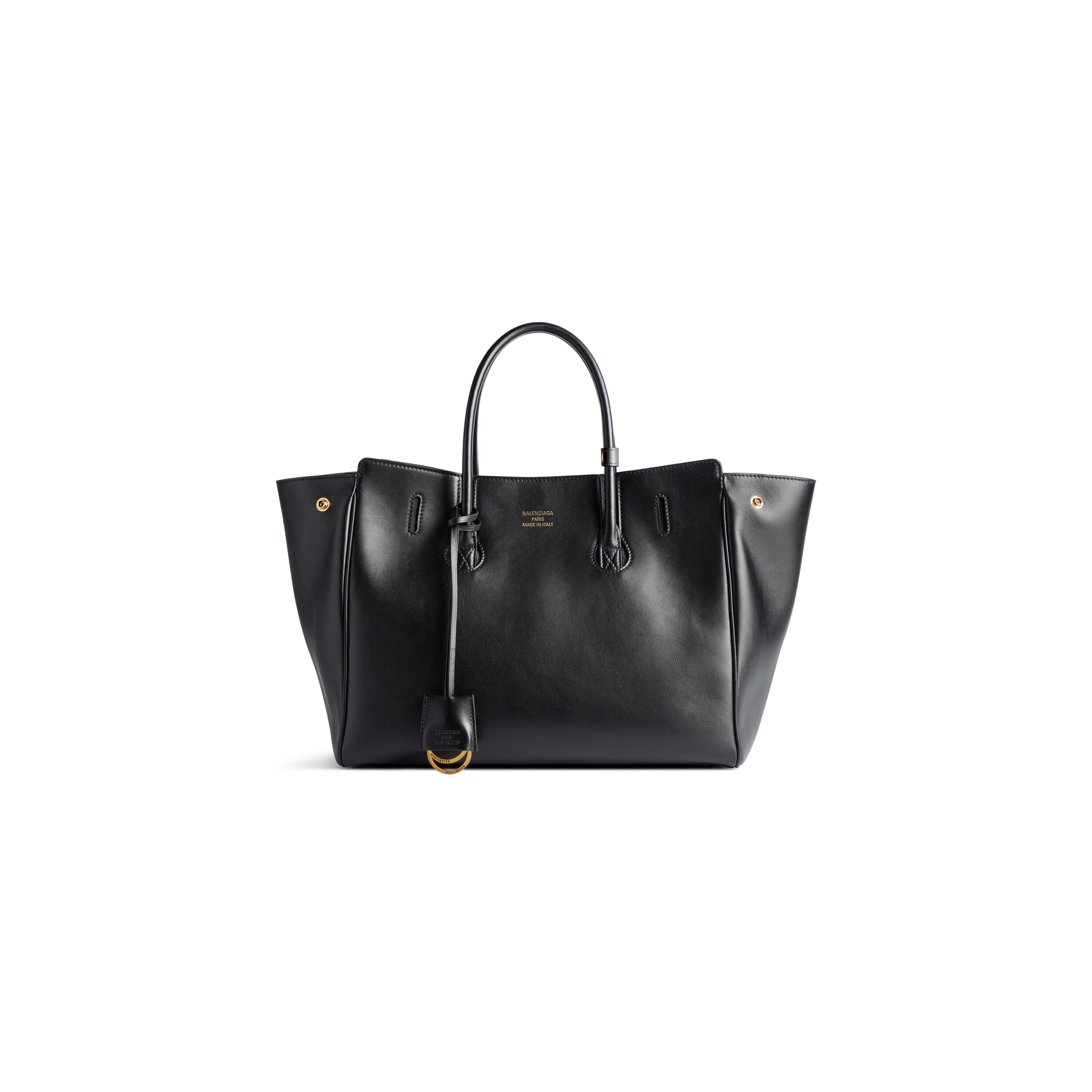 【VIP価格×関税込み】BALENCIAGA Hampton キャリーオールバッグ ホワイト の ウィメンズ Hampton キャリーオールバッグ スモール