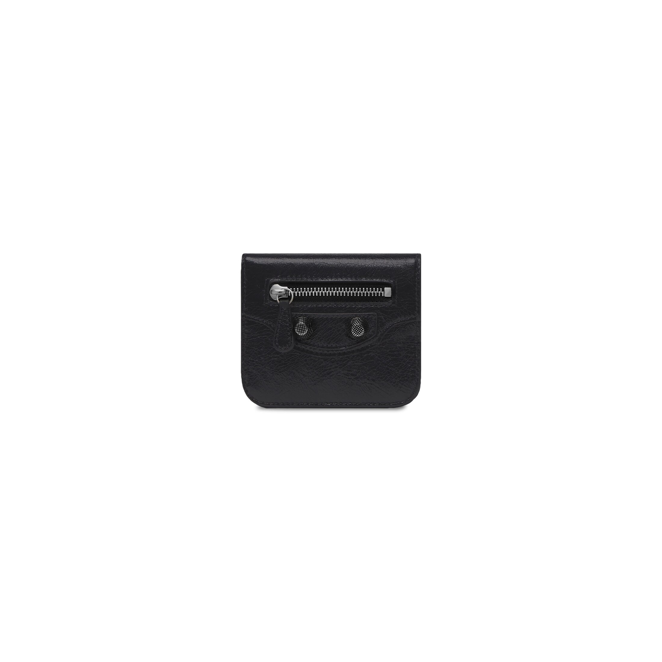 Balenciaga Le Cagole Flap Coin Kartenetui - Schwarz - Damen - Lammleder