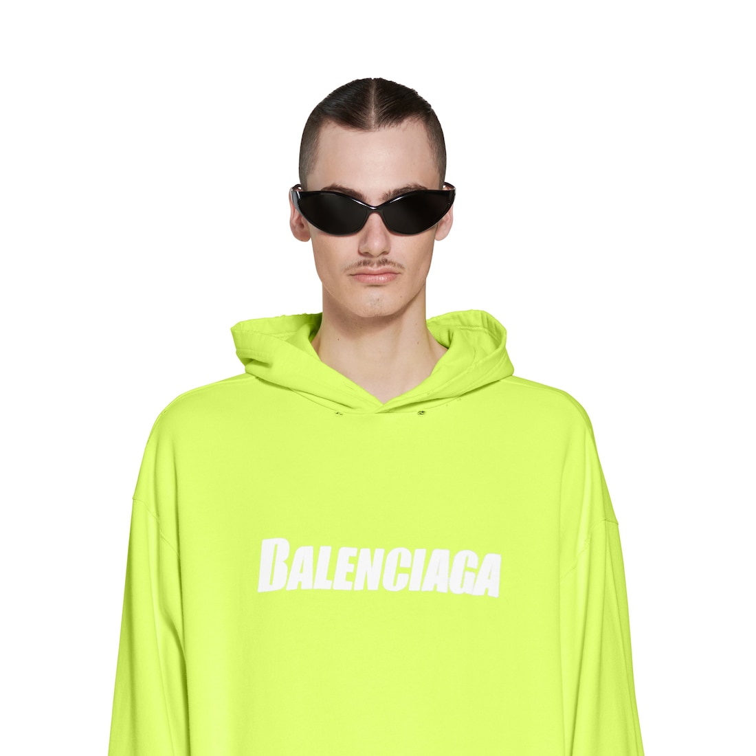 Lime green hotsell balenciaga hoodie