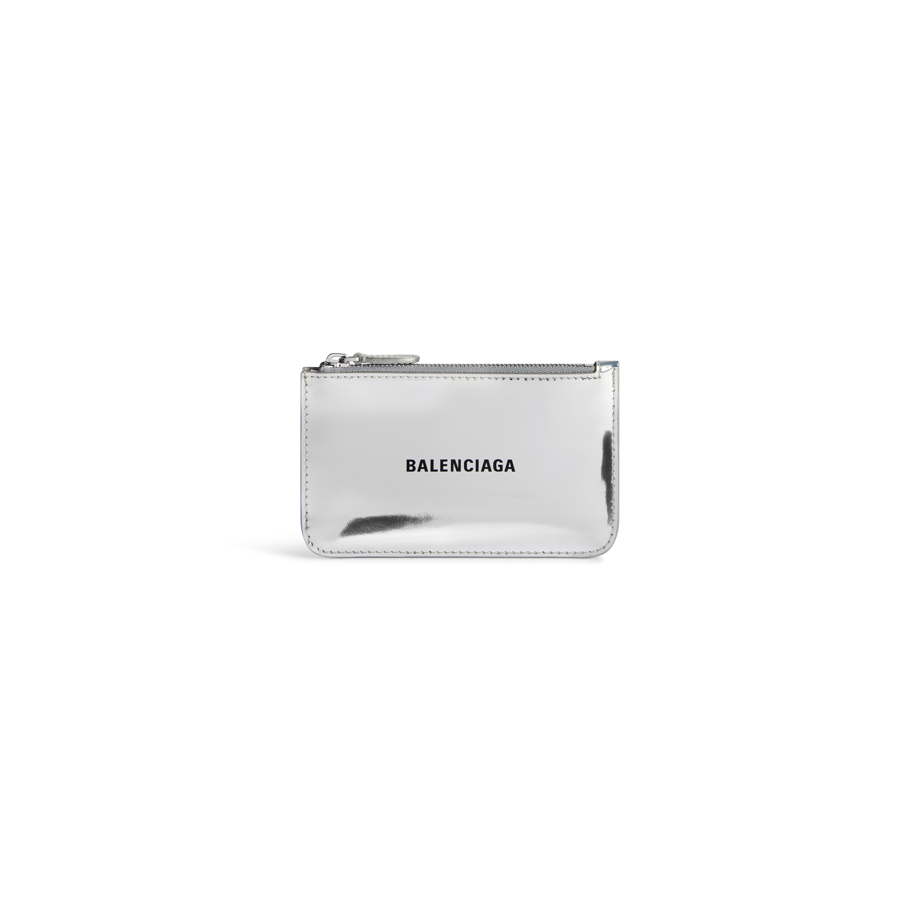 Balenciaga silver card holder Clearance