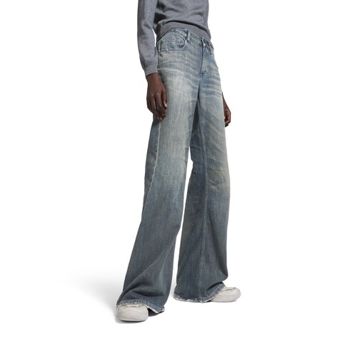 BALENCIAGA ワイドレッグデニム M ブルー の ウィメンズ ワイドレッグ パンツ | Balenciaga JP