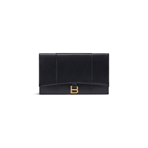 hourglass flat pouch with flap