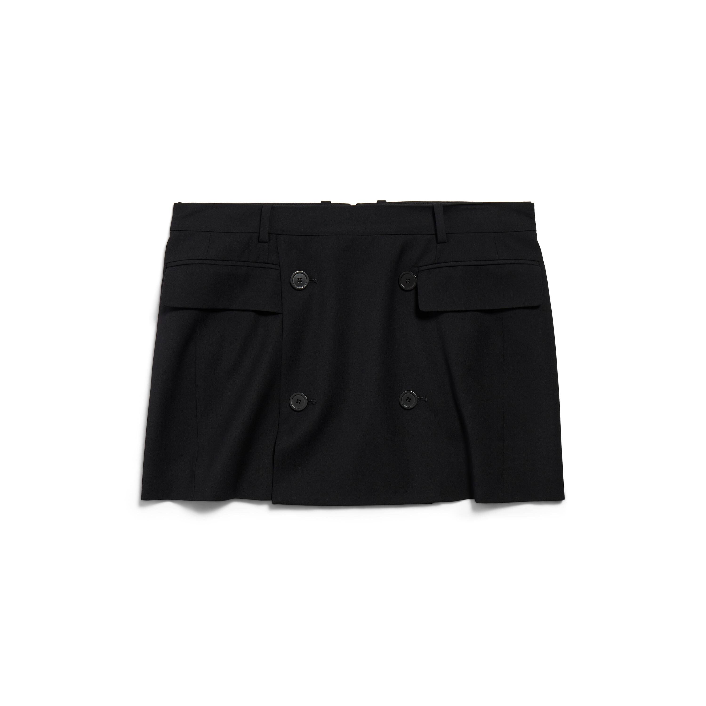 スカート BALENCIAGA SKIRT (838765TRT01 1000) Women's Tailored Mini Skirt in Black | Balenciaga US