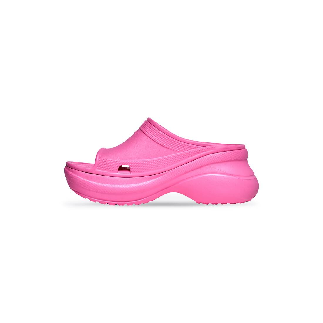 Women's Pool Crocs™ Slide Sandal in Pink | Balenciaga US