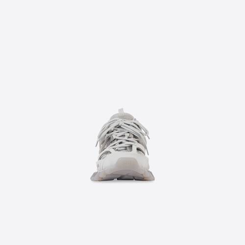 track clear sole trainers