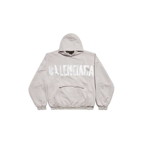 new tape type hoodie oversized