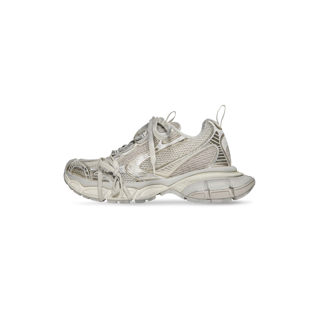 Balenciaga 2024 silver sneakers