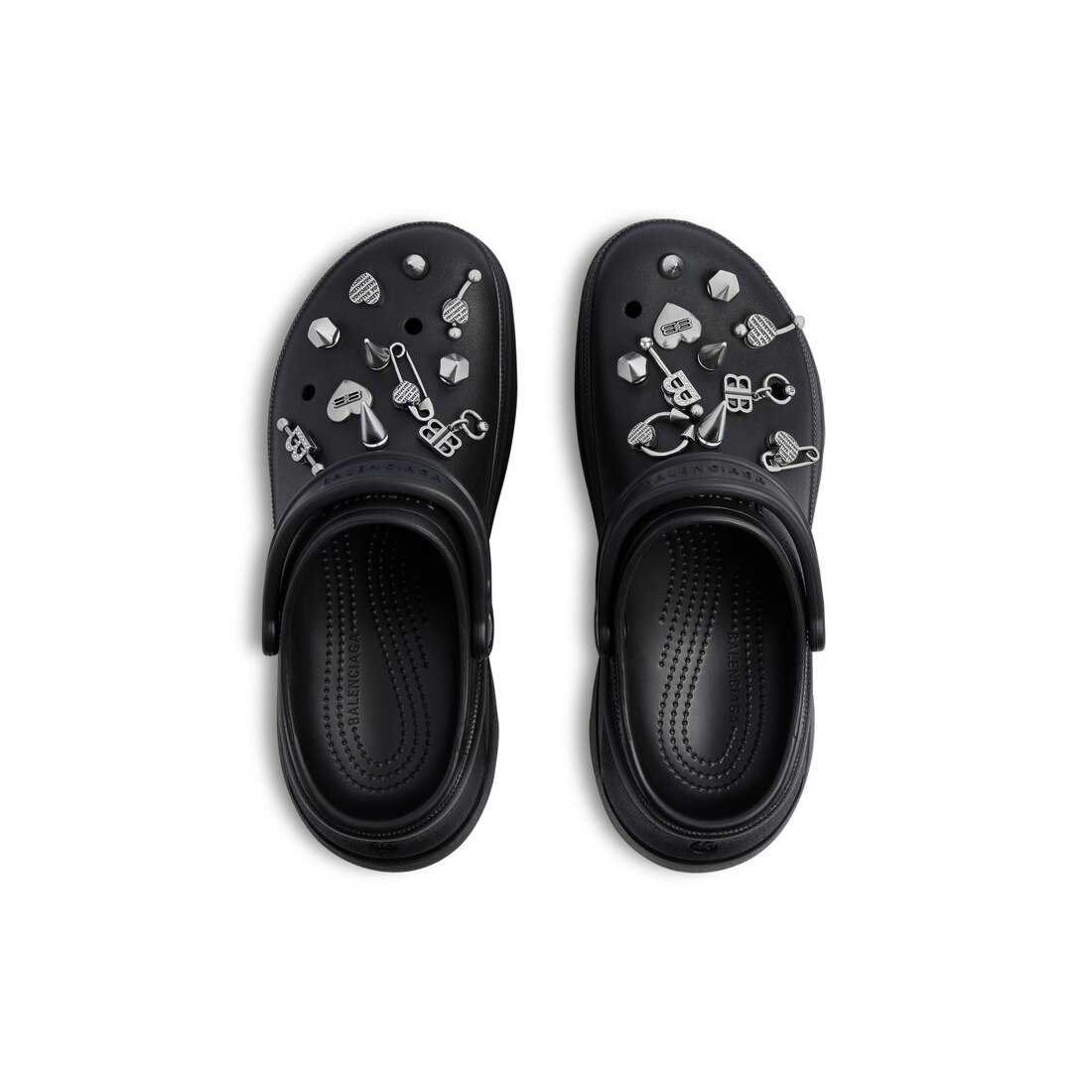Men's Crocs™ Mule Jibbitz™ in Black | Balenciaga US