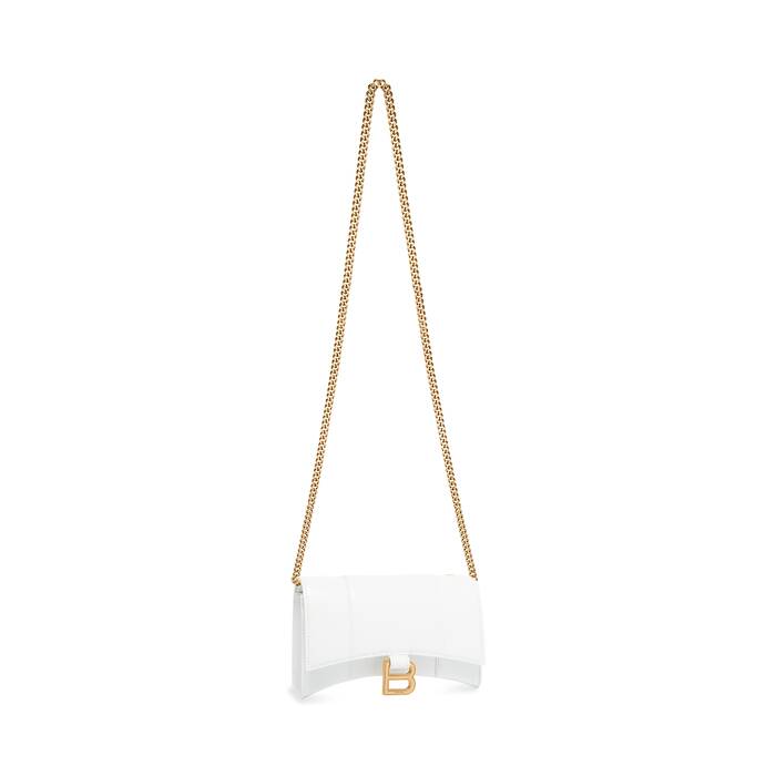 Balenciaga Shiny Box Small Hourglass Top Handle Bag Graffiti White –  STYLISHTOP