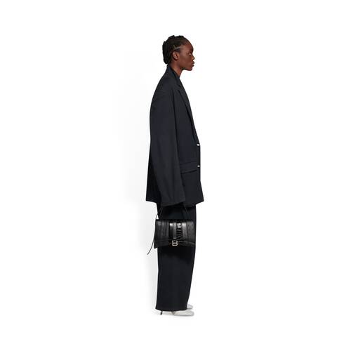 Women's Hourglass Multibelt Top Handle Bag in Black | Balenciaga US