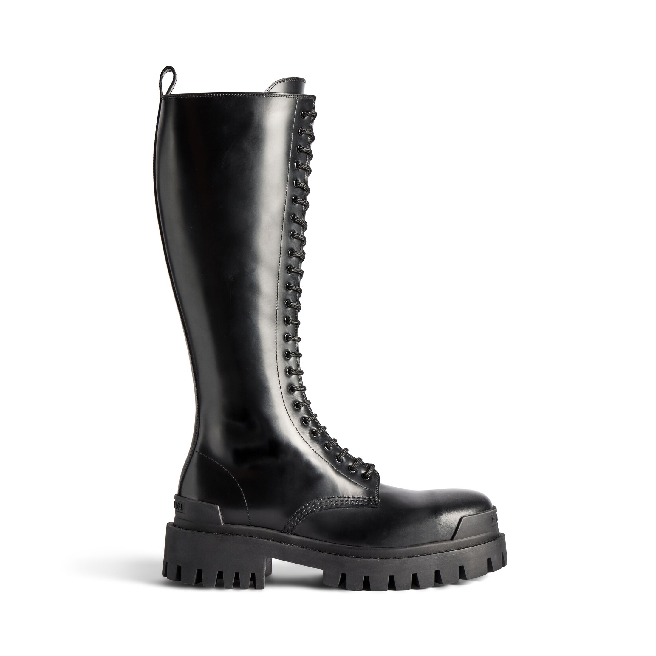 Balenciaga Strike 20mm Boot - Black - Woman - 37 - Calfskin
