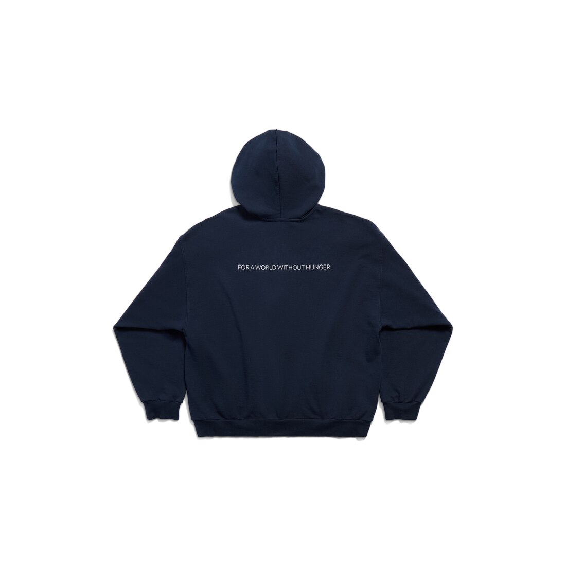 Wfp Zip-up Hoodie Medium Fit in Dark Blue/white | Balenciaga US