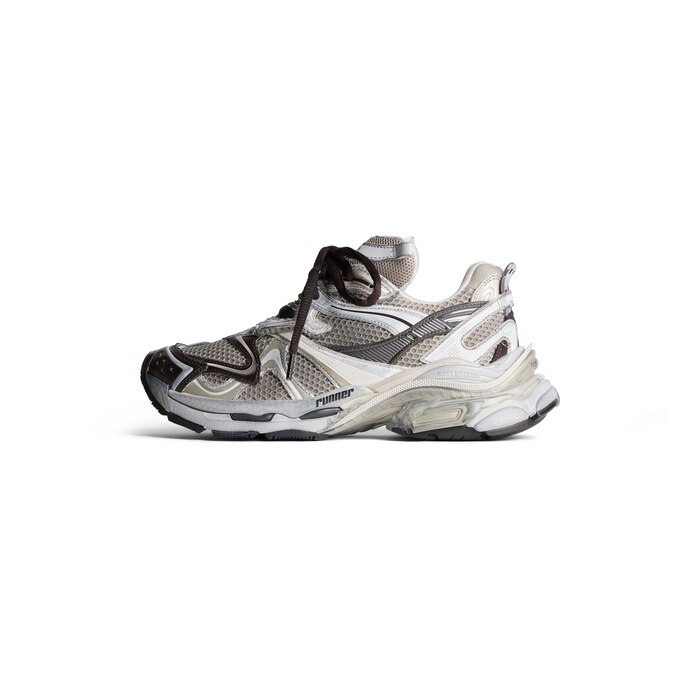 Men's Runner 2.0 Sneaker in Beige | Balenciaga US