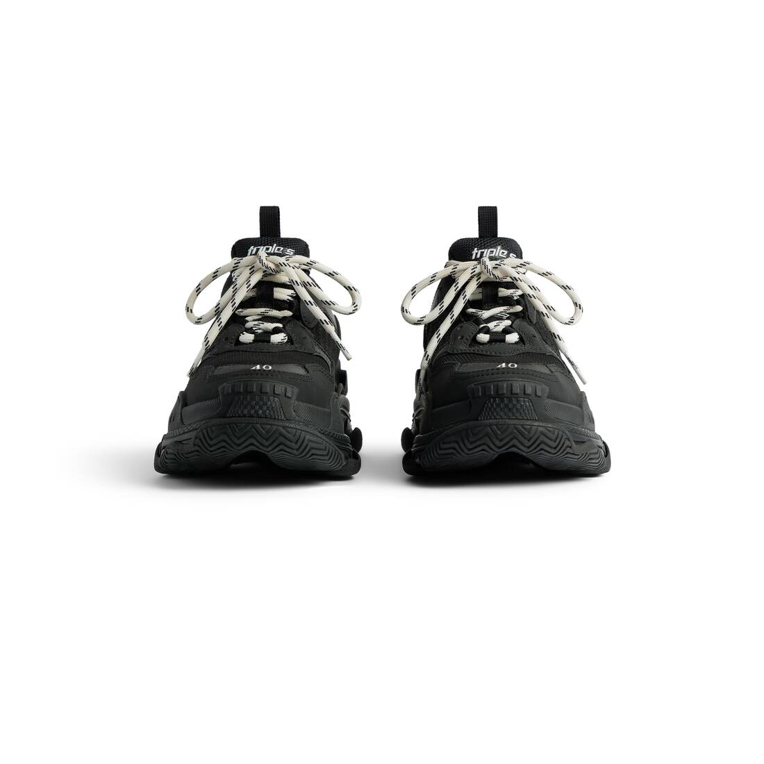 Balenciaga Triple S Triple Black  All black sneakers, Balenciaga shoes  price, Sneakers men fashion