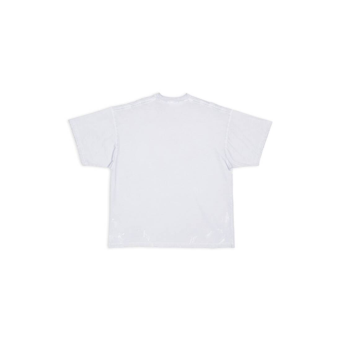 Men's Metal T-shirt Oversized in White