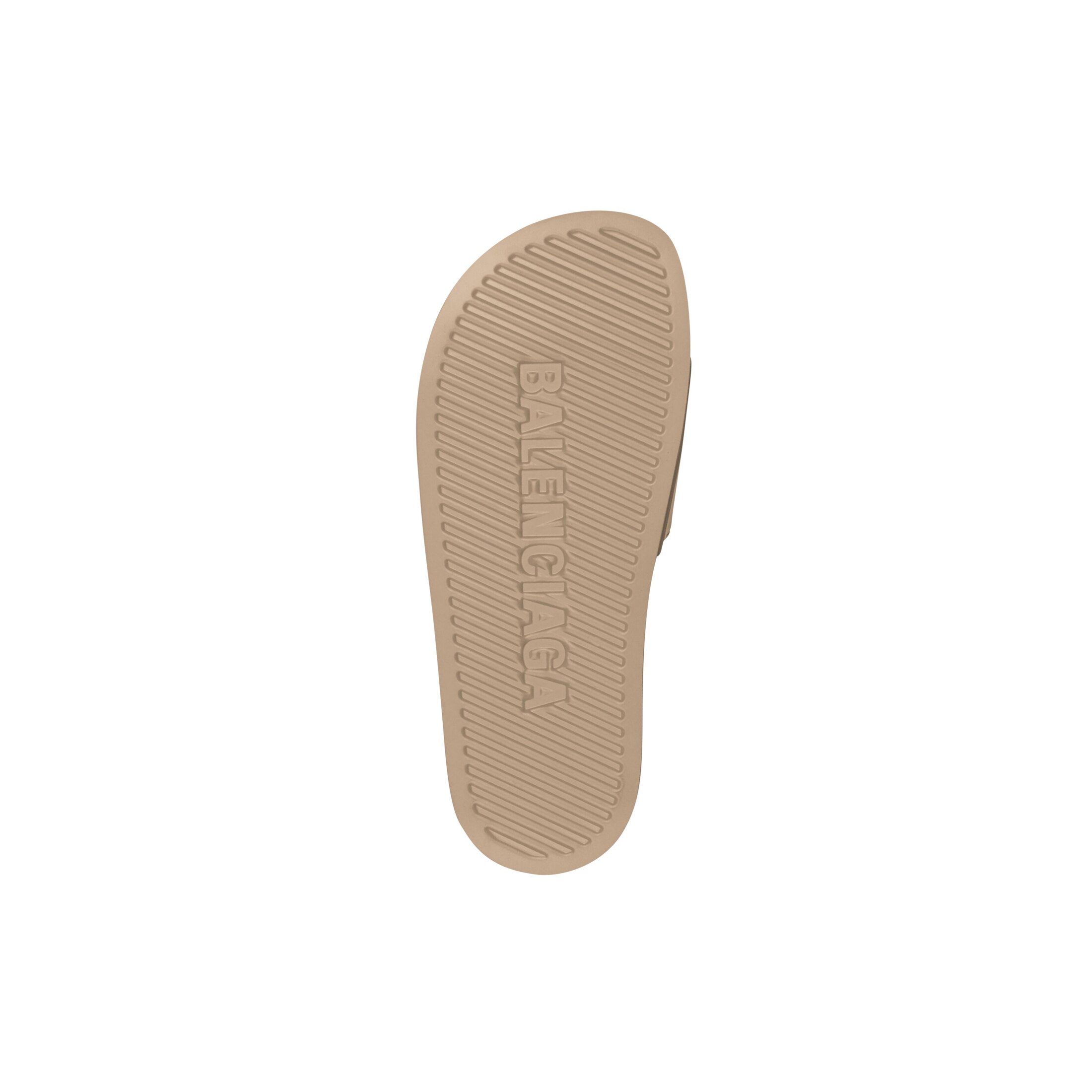 Women's Pool Slide Sandal in Beige | Balenciaga US