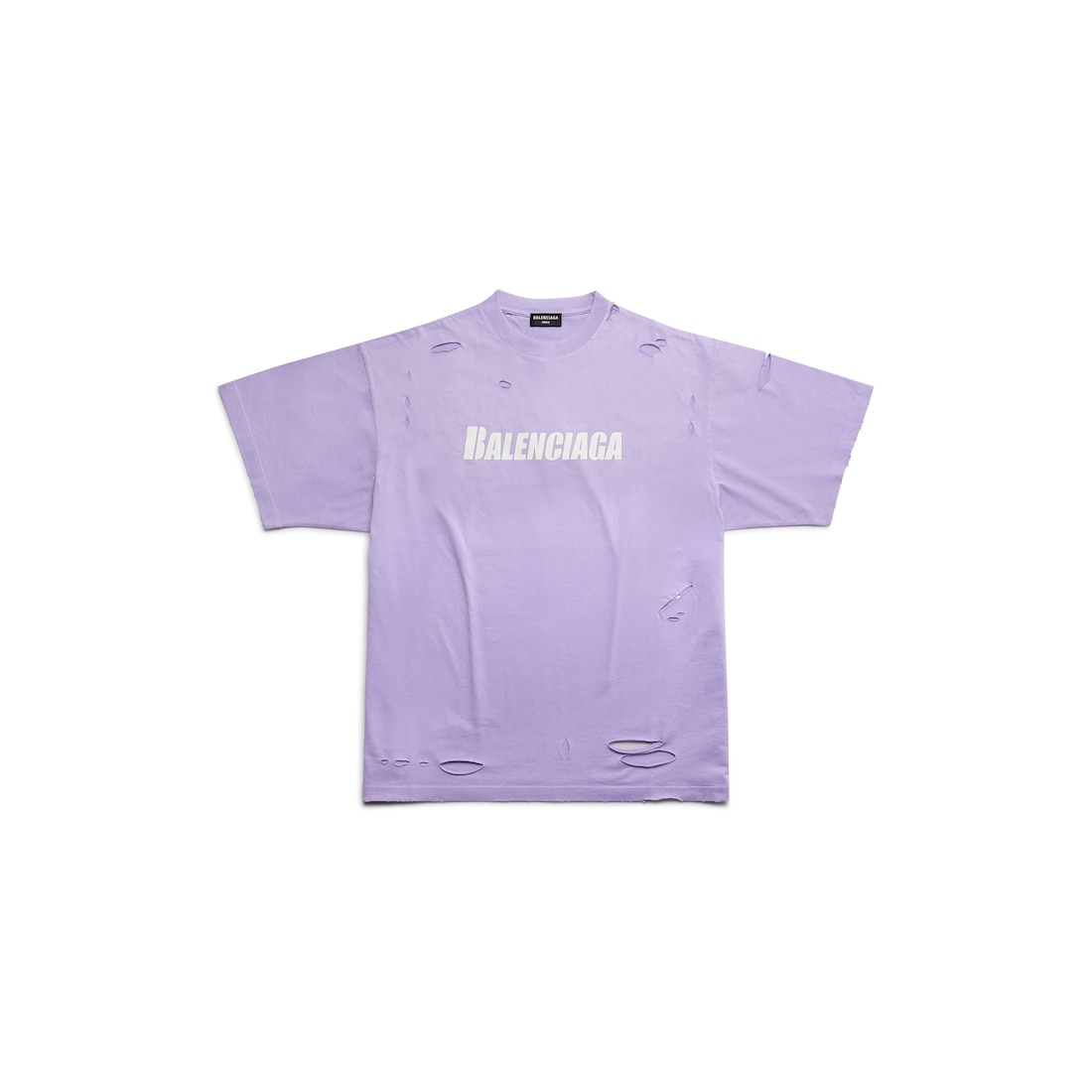 Caps T-shirt Boxy Fit in Purple