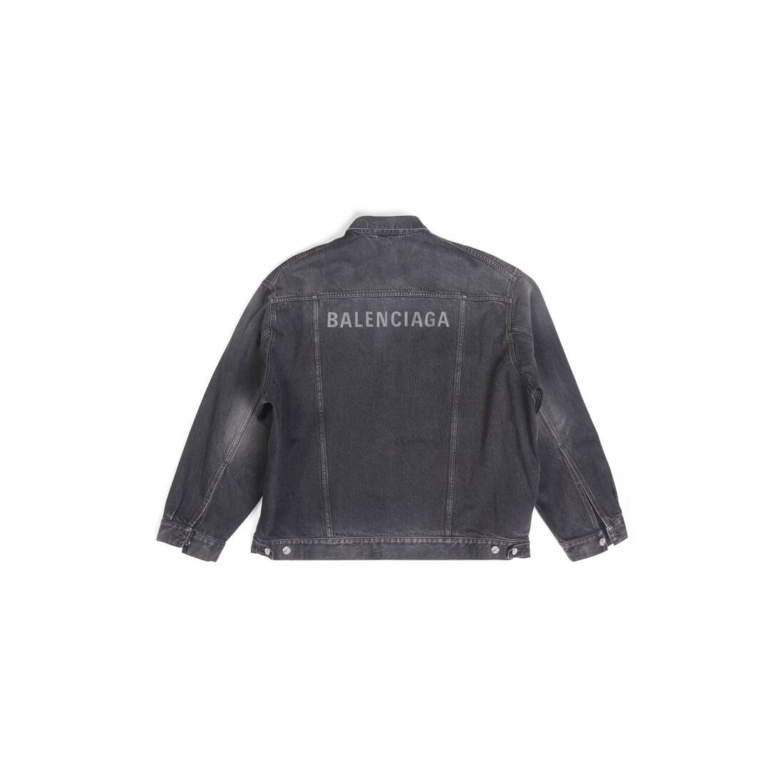 Balenciaga oversized denim jacket - Black