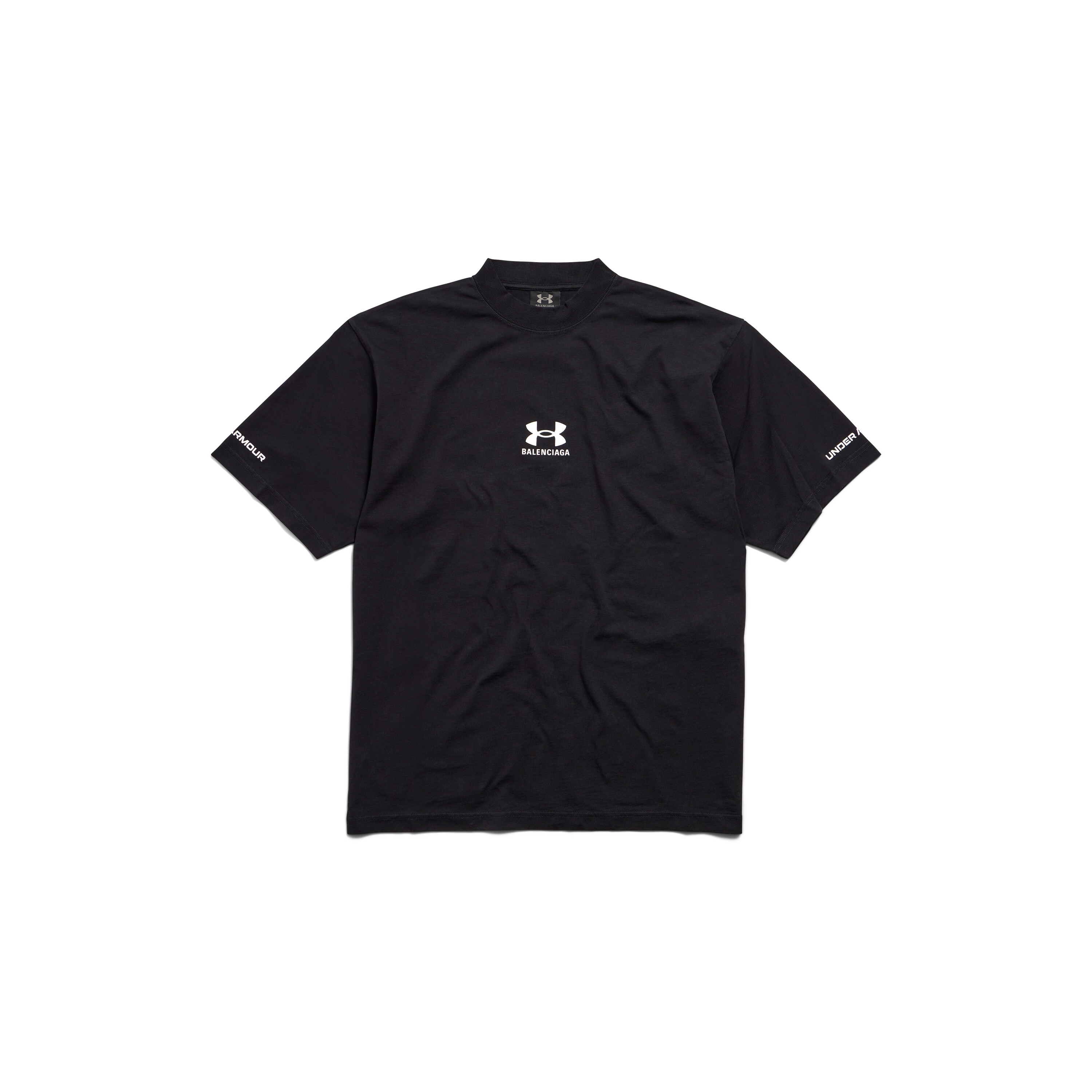 New Balenciaga Back T-shirt Medium Fit in Black| Balenciaga® US