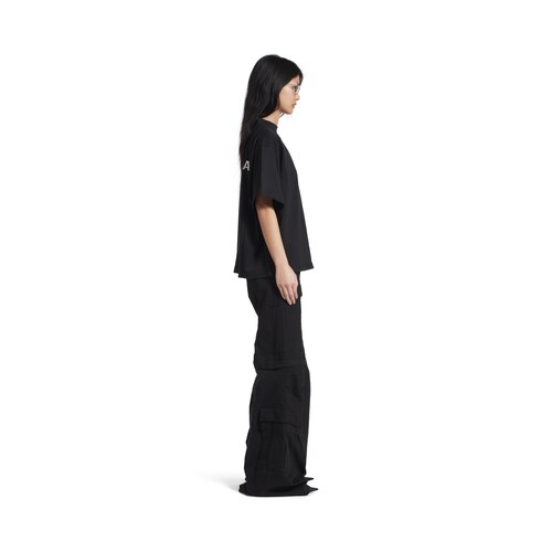 balenciaga back cropped t恤