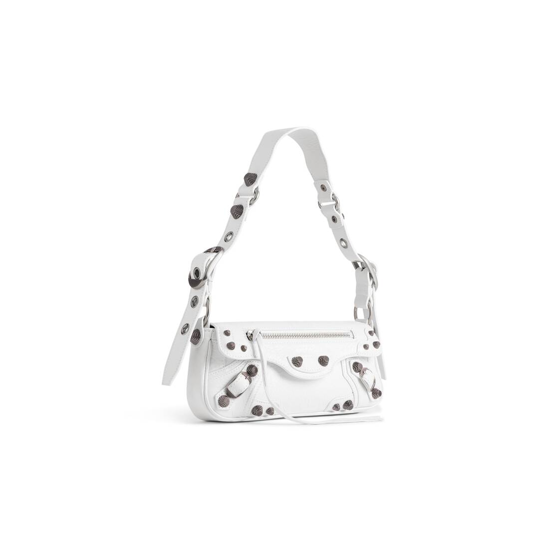 Women's Le Cagole Xs Sling Bag in White | Balenciaga CA