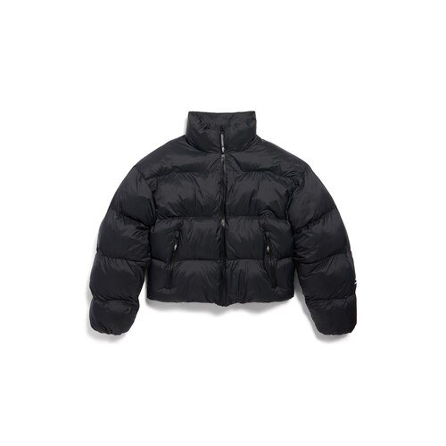 ski cropped puffer