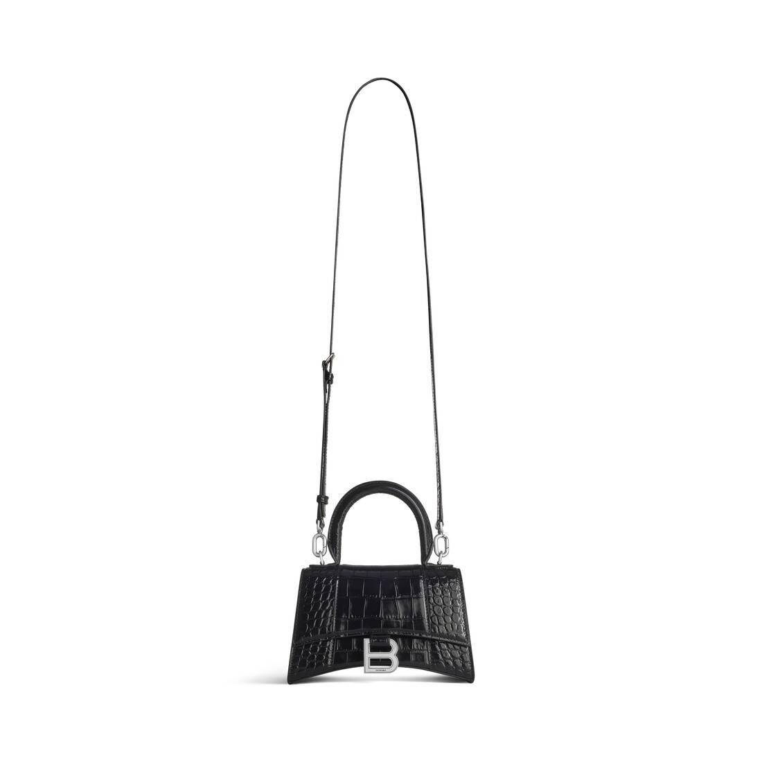 Women's Hourglass Handbag Xs in Black | Balenciaga Australia EN - Image 5