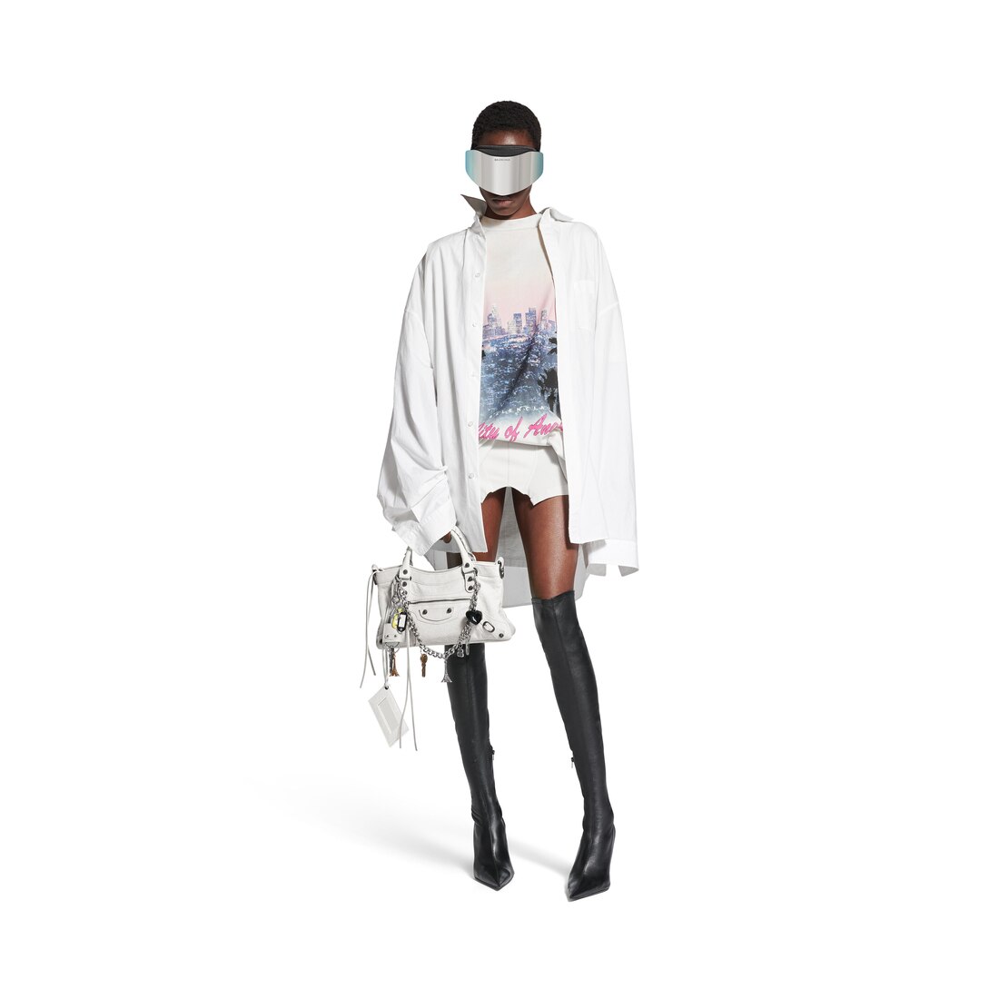 Women's Le City First Bag in White | Balenciaga US